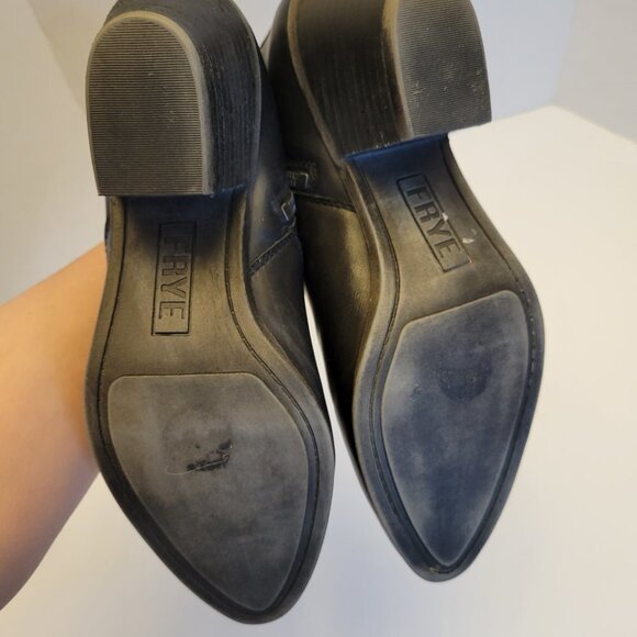 Frye Black Ankle Boots - Size 8.5M - Picture 8 of 11